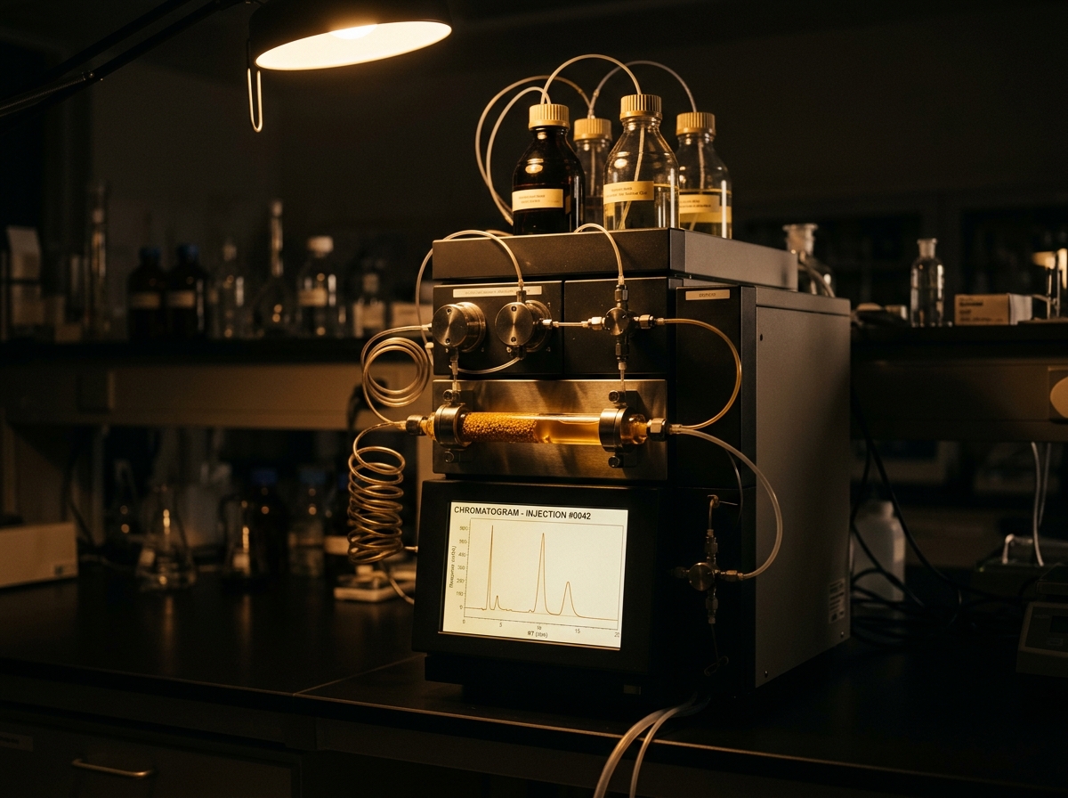 Sistema de cromatografia líquida de alta eficiência