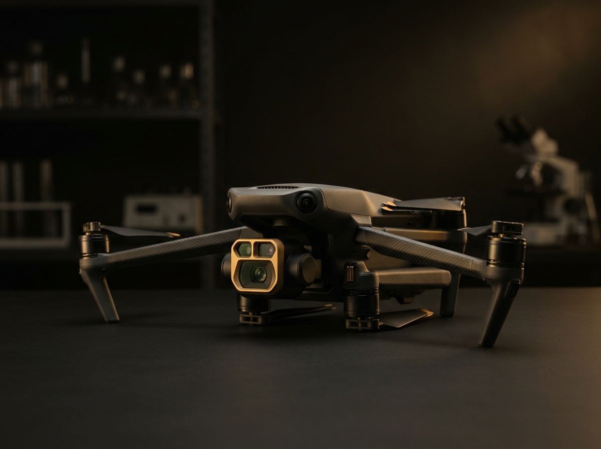 Drone de levantamento agrícola com câmara multiespectral