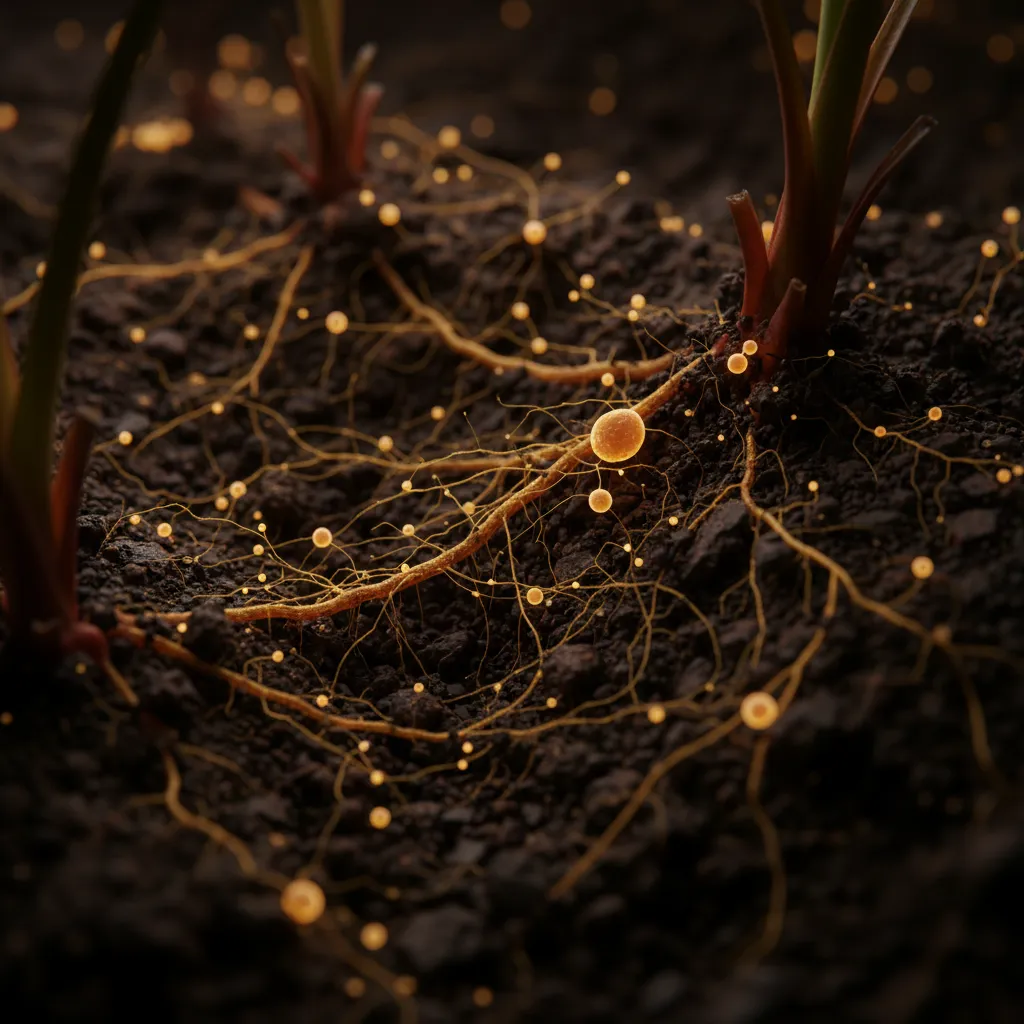 Mycorrhizal network under soil — rhizologic microbiome research